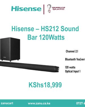 Hisense – HS212 Sound Bar 120Watts