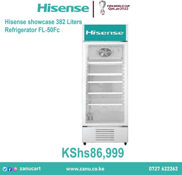 Hisense showcase 382 Liters Refrigerator FL-50Fc