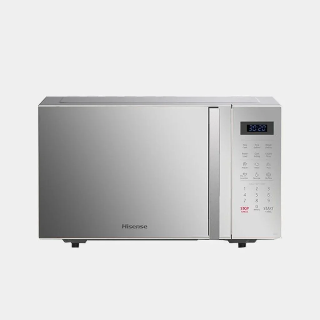 hisense_microwave_23l_silver.webp Hisense Microwave Oven 23 Liters H23moms5H - Image 1