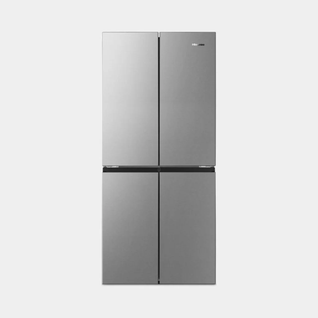 hisense_refrigerator_double_door_454l_silver.webp Hisense Fridge 454 Liters side By Side Refrigerator REF454DR - Image 1