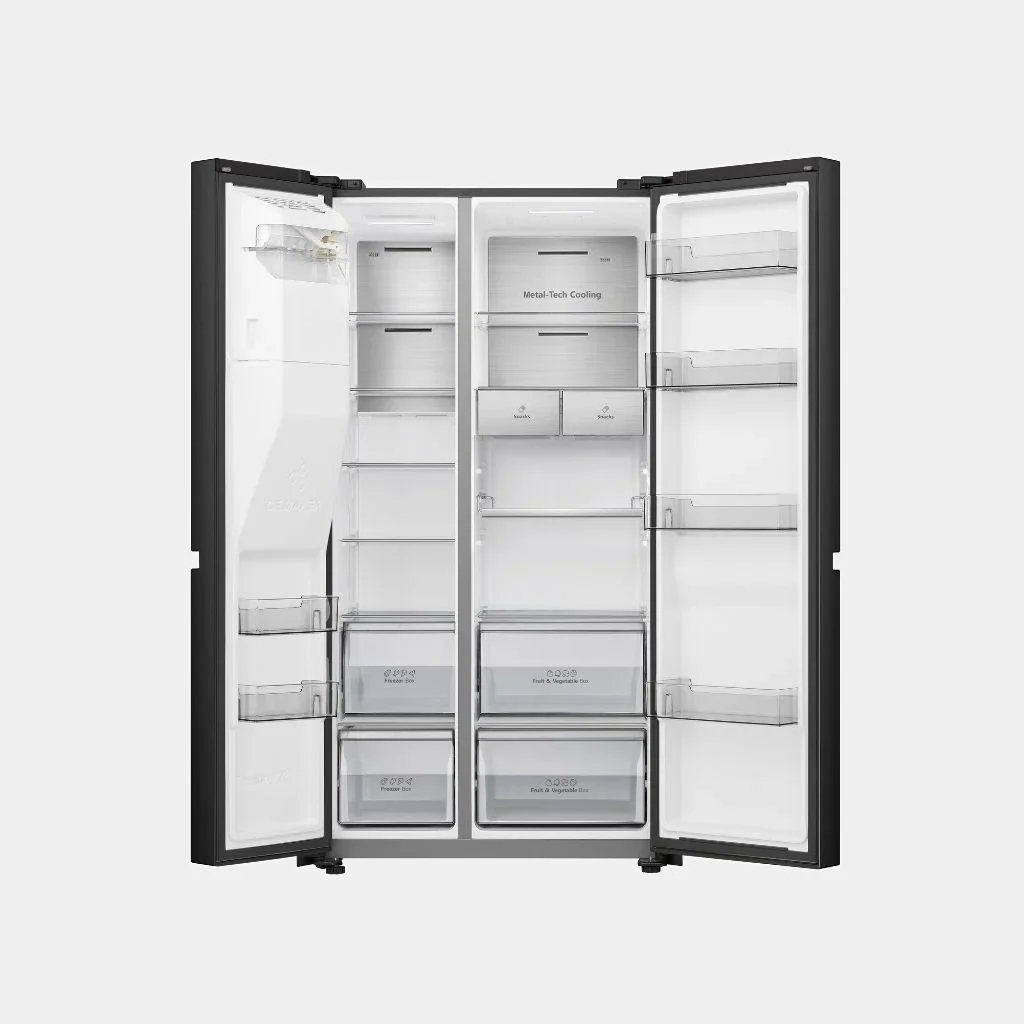 Hisense Fridge 628L Side By Side Refrigerator with Dispenser REF628DR - Image 5