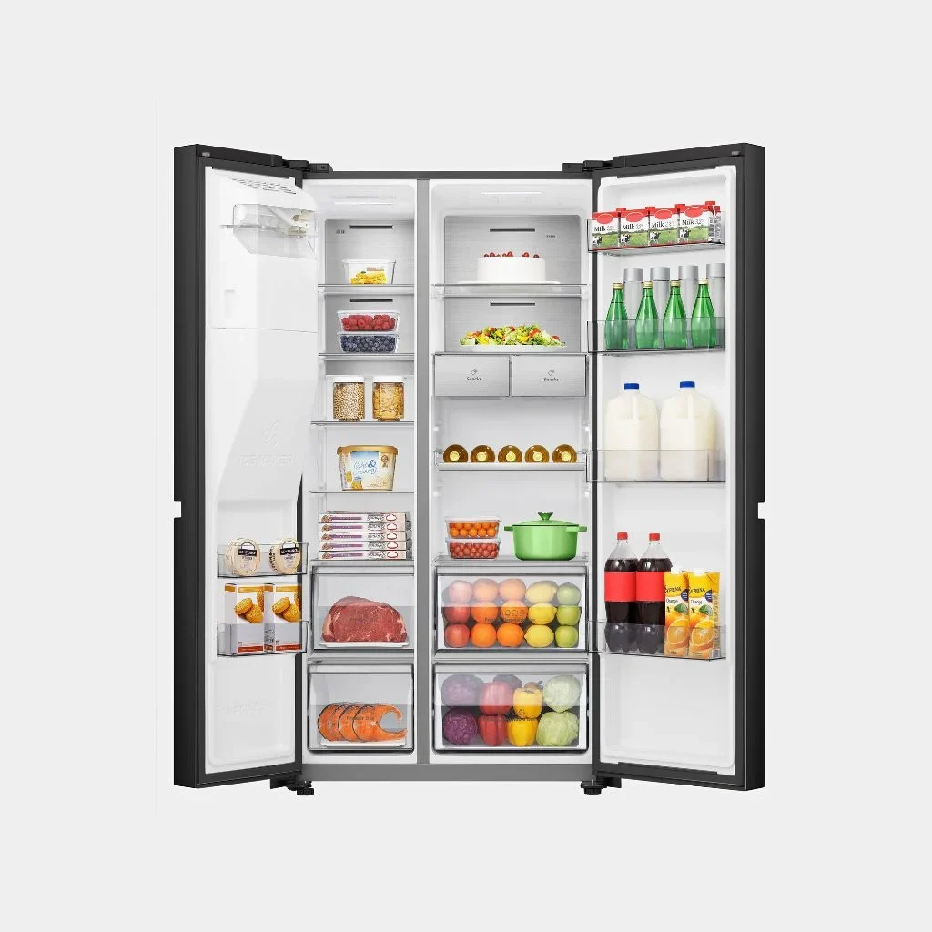 Hisense Fridge 628L Side By Side Refrigerator with Dispenser REF628DR - Image 4