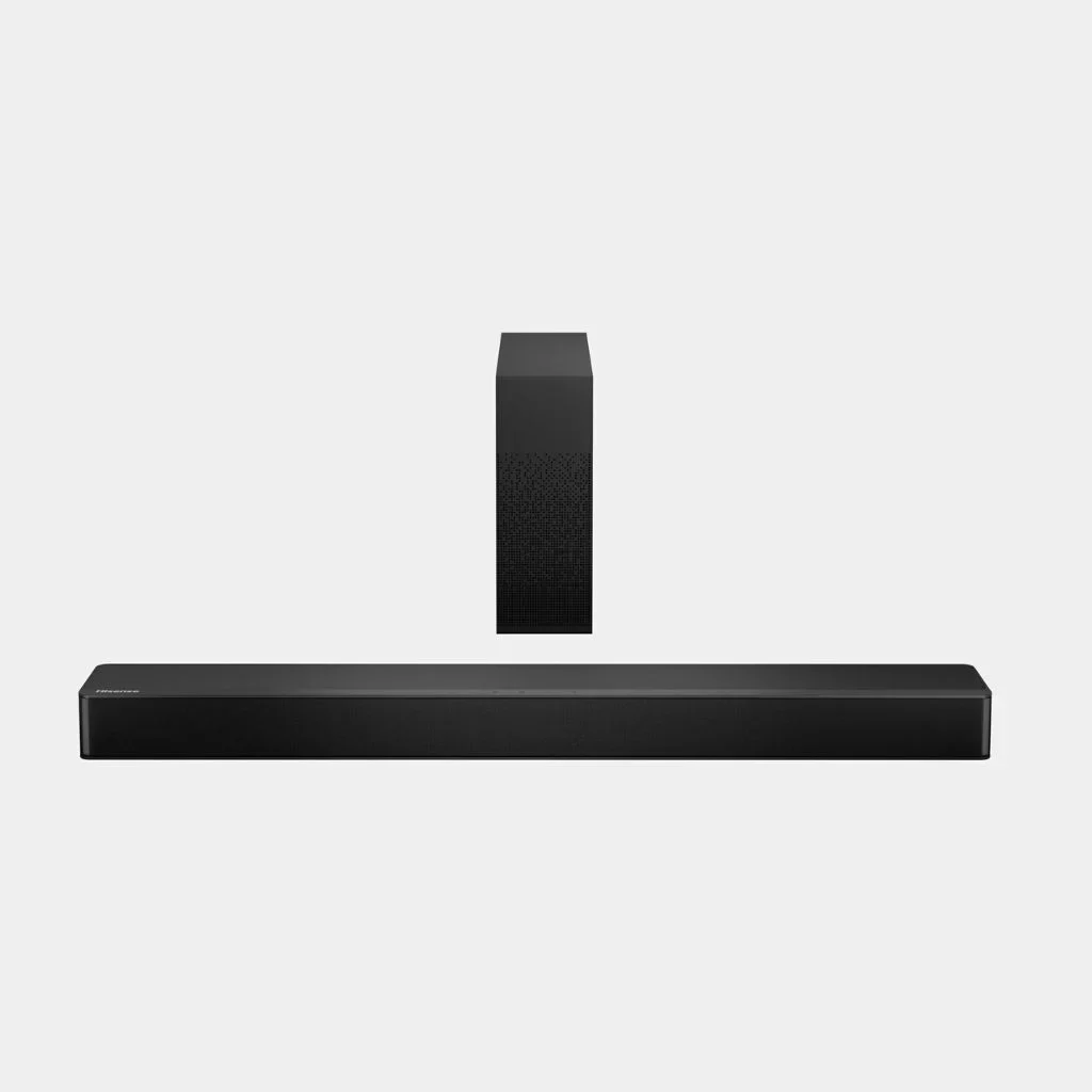 hisense_soundbar_subwoofer_hs2100_front_view.webp Hisense Soundbar HS2100 240 Watts - Image 1