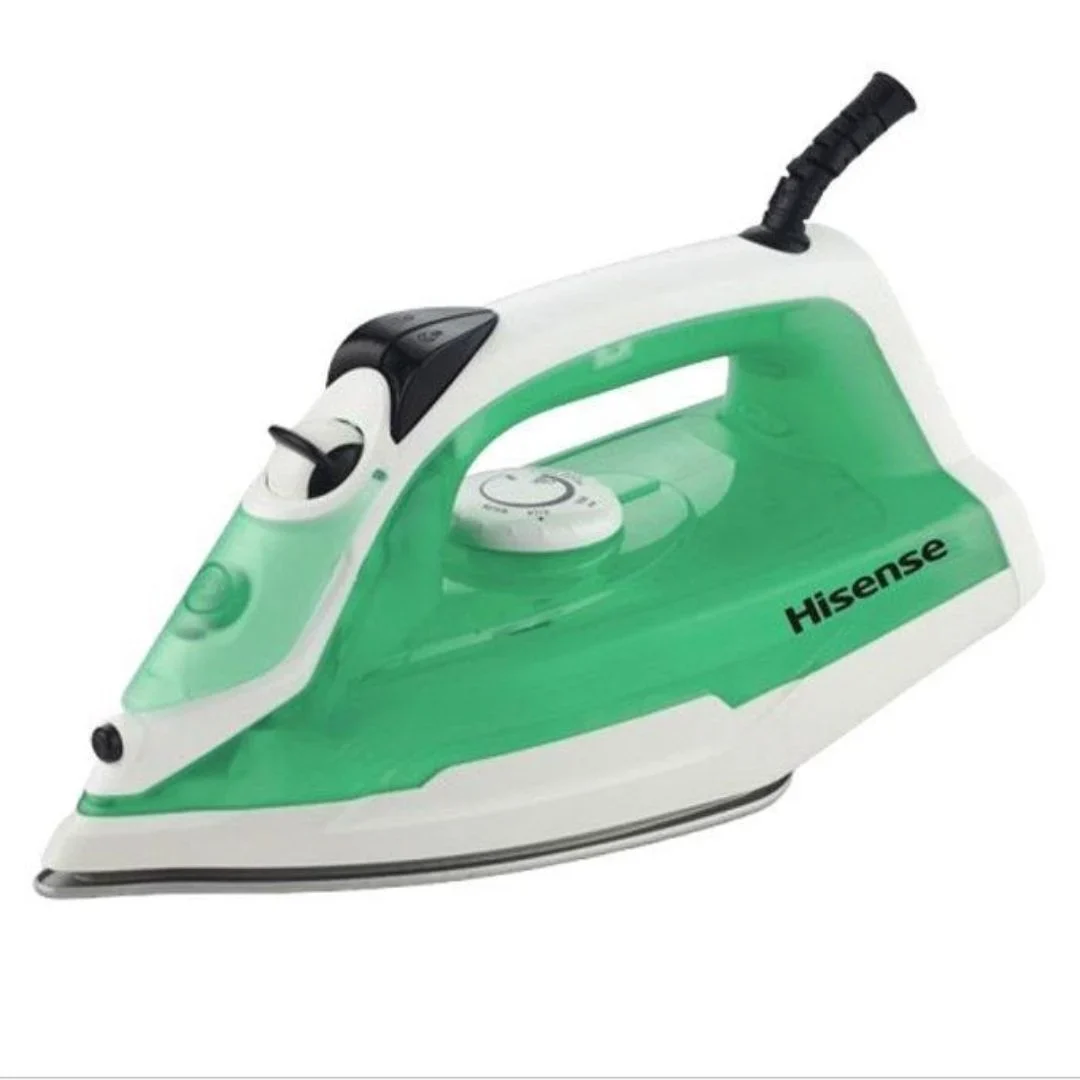 hisense_steam_iron_green.webp Hisense 1800W Green Steam Iron - Image 1