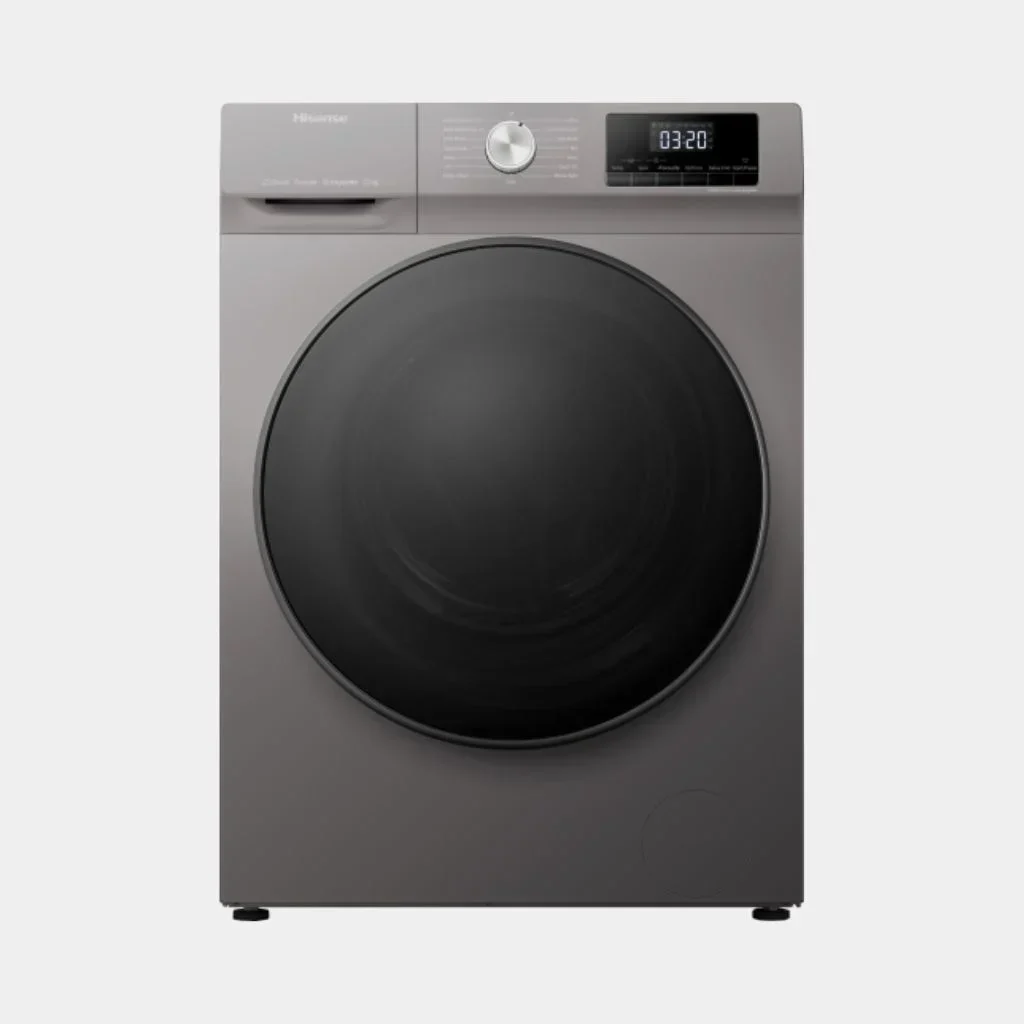 hisense_washing_machine_12_kg_front_load_grey.webp Hisense Washing Machine 12 kg Front load WFQY1214VJMT - Image 1